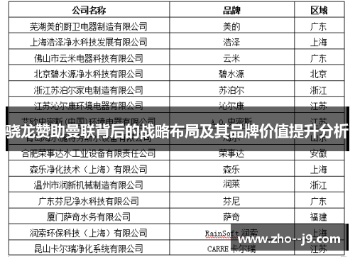 骁龙赞助曼联背后的战略布局及其品牌价值提升分析